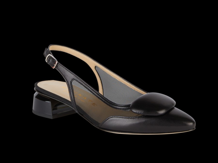 New Slingback Con Rete E Accessorio