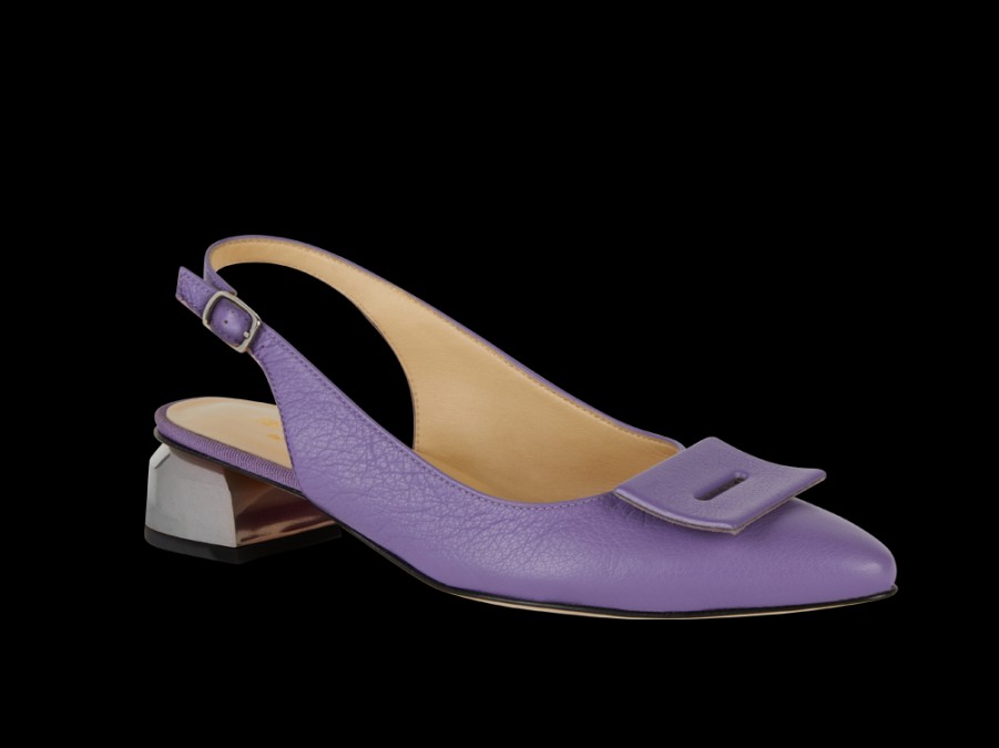 Clearance Slingback Con Accessorio