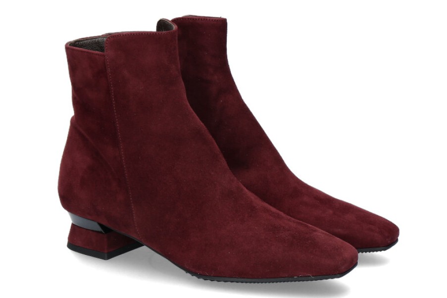 Clearance Brunate Stiefelette Biba Camoscio- Bordo