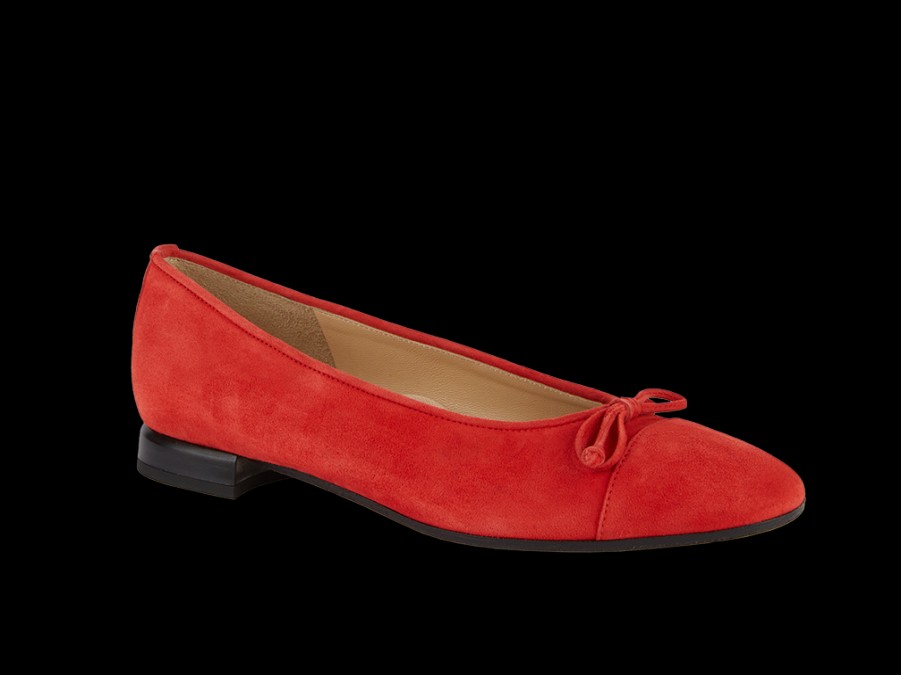 New Ballerina In Camoscio Rosso